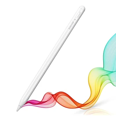 Image of Pencil A8 Compatible iPad 2018 2022, 2X Faster Charge, Palm Rejection, Tilt Sensitivity Stylus Apple 6th 9th Gen Pro 12.9/11&#039;&#039; Air 3rd 5th Mini 5th/6th
