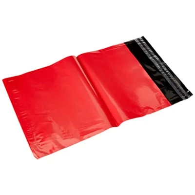 Image of Triplast 10 x 14 Inch Plastic Mailing Postal Bag Red (Pack of 200)