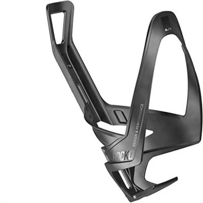 Image of Elite Rocko Carbon Mat Bottle Cage, Black Graphic