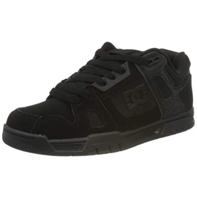 Image of DC Shoes STAG Trainers Black lime, Size: 8, lime Leather