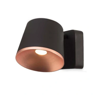 Image of Drone Integrated LED Indoor Dome Wall / Ceiling Light Brown, Copper