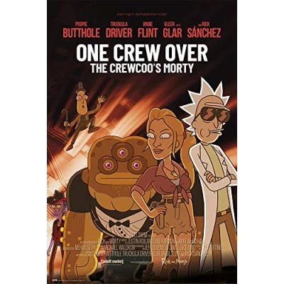 Image of Grupo Erik Rick &amp; Morty Season 4 One Crew Poster 36 x 24 inches / 91.5 61 cm Shipped Rolled Up Cool Posters Art Prints Wall