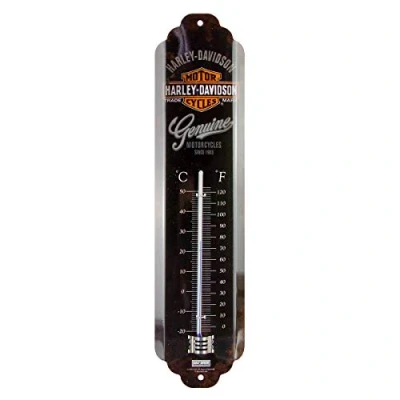 Image of Nostalgic Art 80140 Harley Davidson Genuine Logo, Thermometer