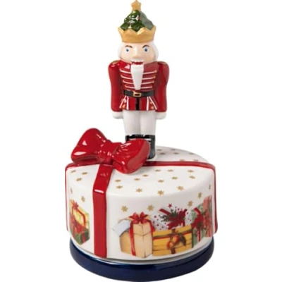 Image of Villeroy &amp; Boch Nostalgic Melody, Nutcracker turning, 9 x 15cm, Porcelain, multi coloured, 14 8640 6308