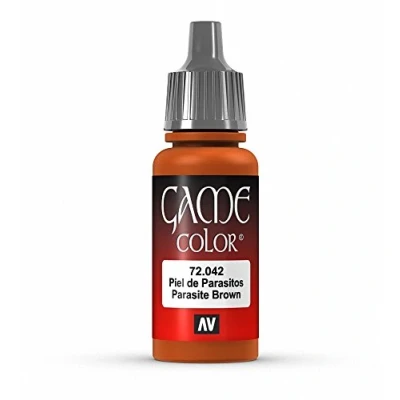 Image of Vallejo Game Color 17 ml Acrylic Paint Parasite Brown