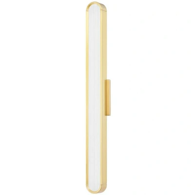 Image of Starkey Led Medium Bath Bracket Brass, Glass, 2500K
