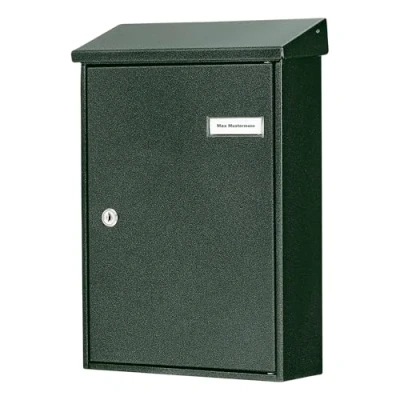 Image of Burg Wächter Letter/Mail Box Letter, 1 Supplied, Iron Coloured Sheet Steel, Letter 5832 GR