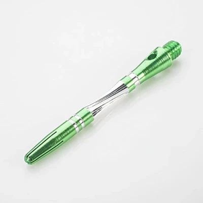 Image of 1 x SET UNICORN TWIST ALUMINIUM DART STEMS SHAFTS MEDIUM GREEN
