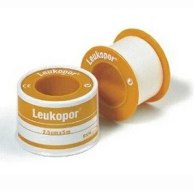 Image of Leukopor Hypo Allergenic Surgical Tape 2.5cm x 9.2m x12