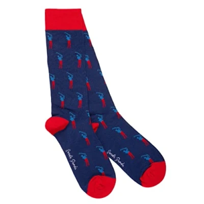 Image of Swole Panda Bamboo Socks UK7 11 Golfer Mens