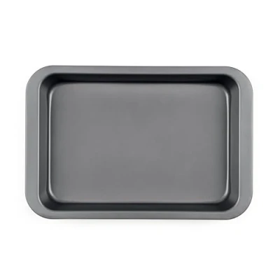Image of Salter BW11058EU7 Cosmos Collection 36 cm Roaster, Roasting Tin, Easy Clean, Non Stick, PFOA Free, Oven Safe up to 220 C/Gas Mark 7, Sleek, High Performance Design, Matte Grey