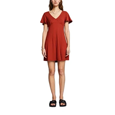 Image of ESPRIT Women&#039;s 043ee1e332 Dress, Terracotta, S