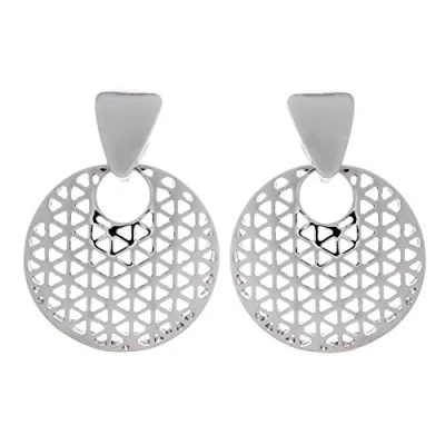 Image of Clip On Earrings Silver Plated Drop Earring Asia S