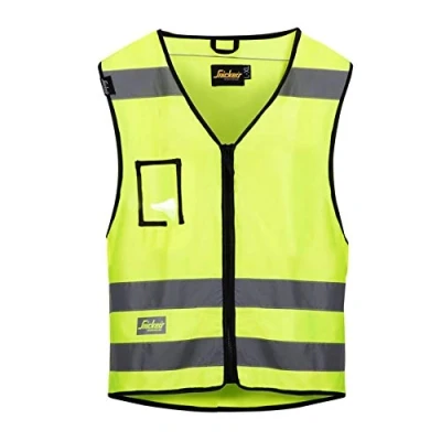 Image of Snickers High Vis Vest Class 2 Yellow S/M