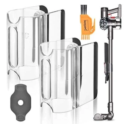 Image of KEEPOW Accessory Holder Attachment Clip Compatible with Dyson V11 V10 V8 V7 Vacuum Cleaner Roller Brush Key
