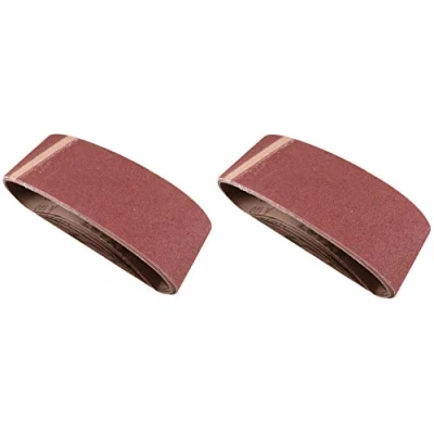 Image of Belt Power Finger File Sander Abrasive Sanding Belts 410mm x 65mm 120 Grit 10 PK