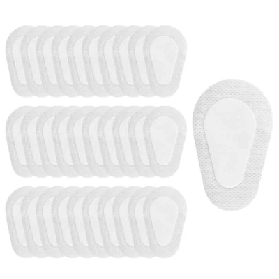 Image of 30 Pcs Eye Pads Nonwoven Fabrics, Sterile Stickers Medical Self adhesive Non woven Wound Dressings Relieve Fatigue