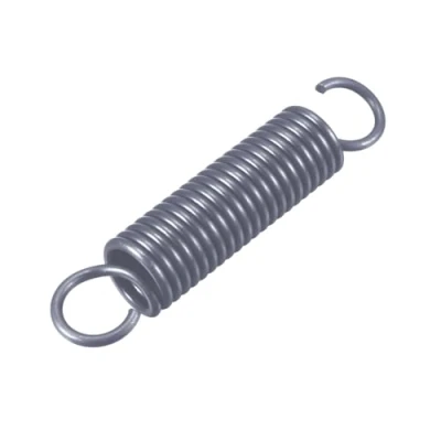 Image of sourcingmap Extension Spring 2.5mm Wire Dia , 18mm OD 90mm Free Length Steel Small Dual Hook Tension
