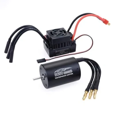 Image of Fasizi Waterproof 3650 3900KV Brushless Motor with 60A ESC