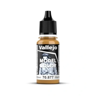 Image of Vallejo Model Color 17 ml Acrylic Paint Goldbrown