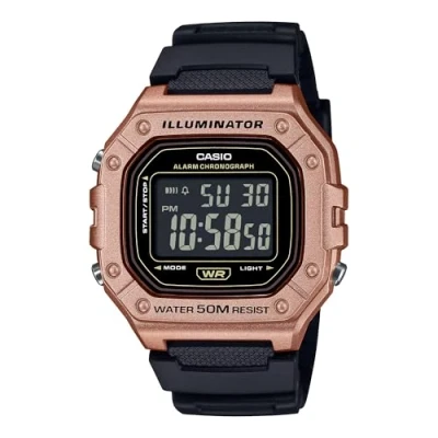 Image of Casio Unisex Digital watch Rose goldcoloured, Size: One Size, gold coloured