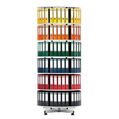 Image of BiGDUG Rotary Filing System Office Archive Storage (3 Shelves 1300mm)