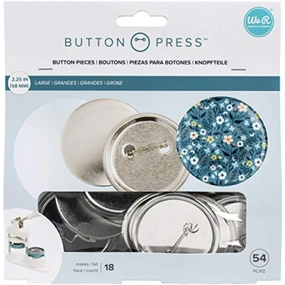 Image of We R Memory Keepers Button Press Refill Pack 18/Pkg Large (58mm)