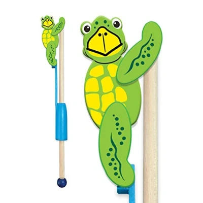 Image of Animal Acrobats Sea Turtle from Deluxebase. A Wooden Toy for Toddlers and Kids