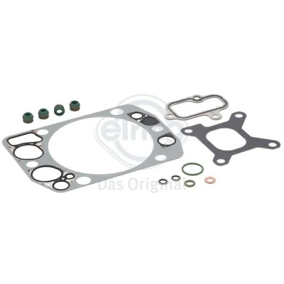 Image of 51009006630 Gasket Set, cylinder head ELRING 296.770 without valve cover gasket, with stem seals