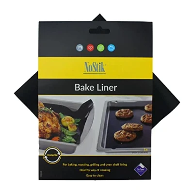 Image of NoStik Reusable Teflon Cooking Mat. Non Stick. No Mess. Baking Sheet. PFOA Free. with 5 Year Guarantee : 33 x 36cm Folded
