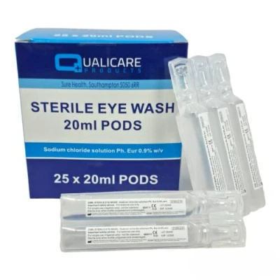 Image of Sterile Saline 20ml Pods Eye Wash &amp; Wound Solution (1 Pod)