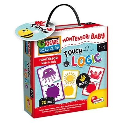 Image of Lisciani 92697 Montessori Baby Touch Logic Educational Game for Children from 1 to 4 years 92697, Multicolor, M