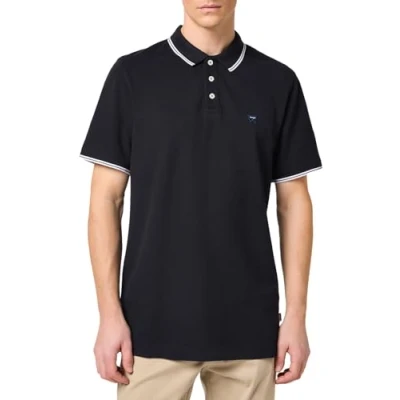 Image of Wrangler Men&#039;s Polo Shirt, Black, 3XL