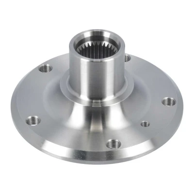 Image of 33416760058, 6760058 wheel Hub MEYLE 314 752 0007 5 Hole 120mm without bearing Rear Axle BMW: 3 Saloon, Touring, Coupe
