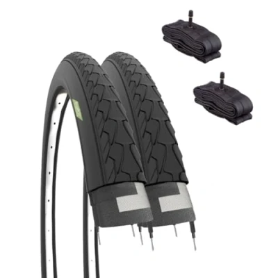 Image of 2 Tyres 700 x 35 C + Rooms America Bike 28 1.35 AdultTrekking Cyclocross Gravel