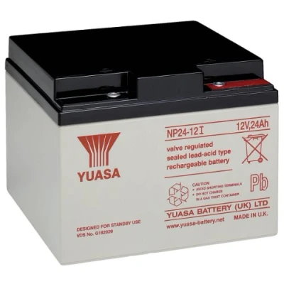Image of Yuasa NP24 12I Lead Battery 12 V (M5 Thread)