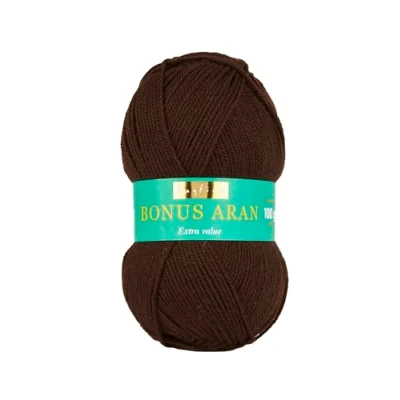 Image of Hayfield Bonus Aran Yarn, Cocoa (575), 100g