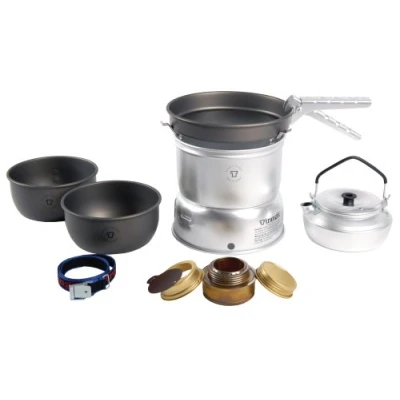 Image of Trangia 27 Hardanodised Cookset With Kettle &amp; Spirit Burner,Grey