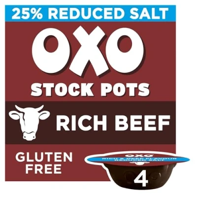 Image of OXO Stock Pots Rich Beef with Rosemary &amp; Onion 4 x 20 g (80 g)