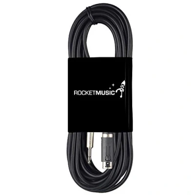 Image of ROCKET XACXCJ600 6m X Series Premium XLR Male Convertible Plug to Female Phono Cable Black