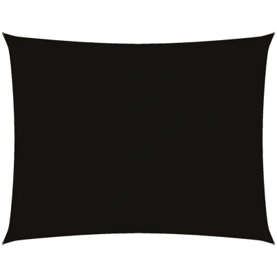 Image of vidaXL Sunshade Sail Oxford Fabric Rectangular 2x3 m Black