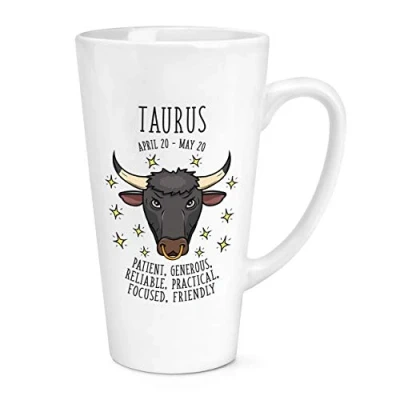 Image of Gift Base Taurus Horoscope 17oz Large Latte Mug Cup