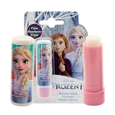 Image of Disney Frozen Strawberry Flavour Kids Lip Balm with Moisturising, Hydrating and Nourishing Formula for Girls, 4g
