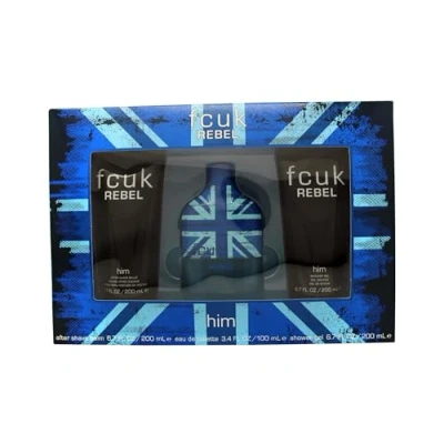 Image of FCUK Rebel Him 100ml EDT Gift Set