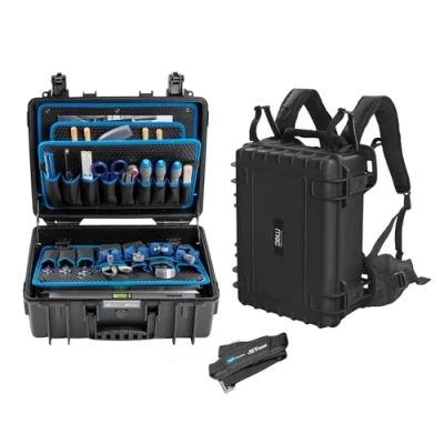 Image of B&amp;W JET 5000 tool case with pockets (PP case, volume 19.1 l, 41.6 x 28.7 16 cm inner) 117.17/P, tools not included