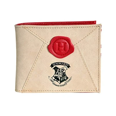 Image of Elbenwald Harry Potter Wallet Hogwarts Letter 11x9.3x2cm beige