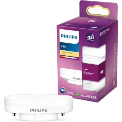 Image of PHILIPS LED Classic Light Spot [GX53] 5.5 W, Warm White 2700K, Non Dimmable