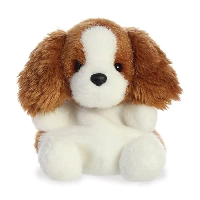 Image of AURORA, 33533, Palm Pals Lady Spaniel Dog, 5In, Soft Toy, Brown &amp; White,Medium