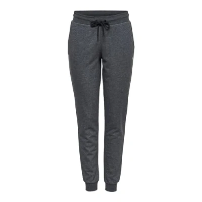 Image of ONLY Women&#039;s Onpelina Sweat Pants Opus Sports Trousers, Grey (Dark Melange Dark Melange), 10 (Size: Small)