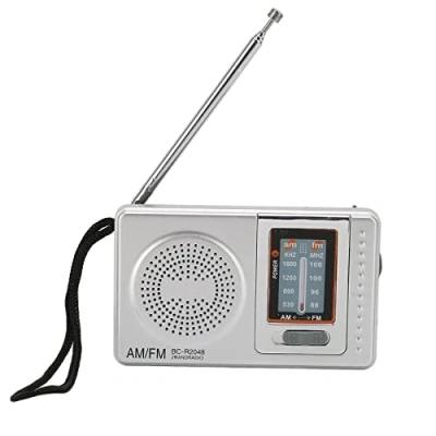 Image of VBESTLIFE Portable FM Radio,Mini Digital Radio Music Player DSP Chip AM Transistor with Speaker,FM Pocket Player,for Home Travel Entertainment Work Emergency